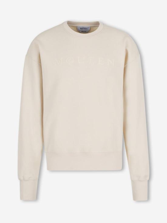 26SS 알렉산더 맥퀸 스웨터 839216QTADU 0996IVORY IVORY Beige