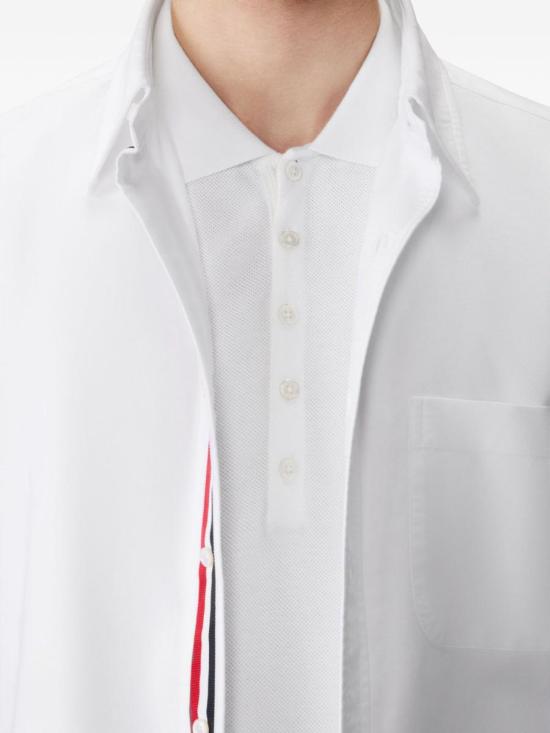 26SS 톰브라운 긴팔 셔츠 MJP110P00050100 WHITE - THOM BROWNE