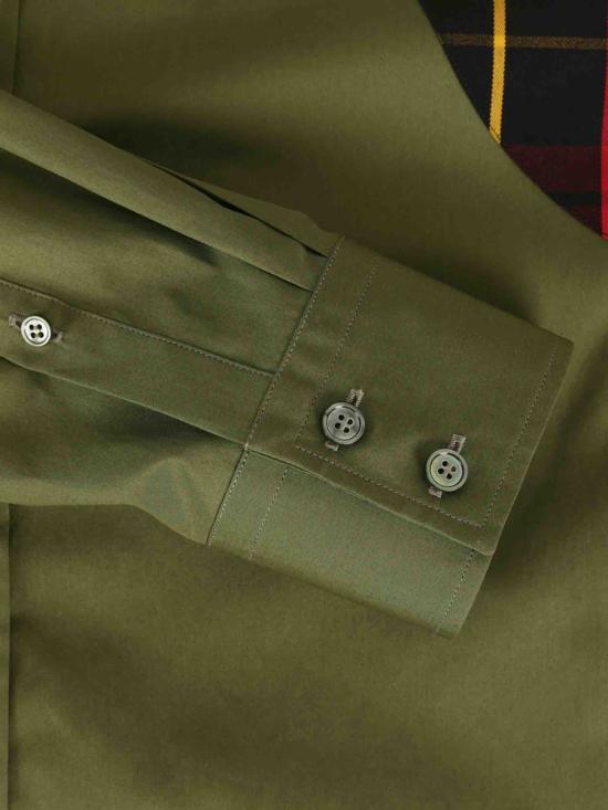 26SS 알렉산더 맥퀸 긴팔 셔츠 856980QNAAD 3015MILITARY GREEN - ALEXANDER MCQUEEN