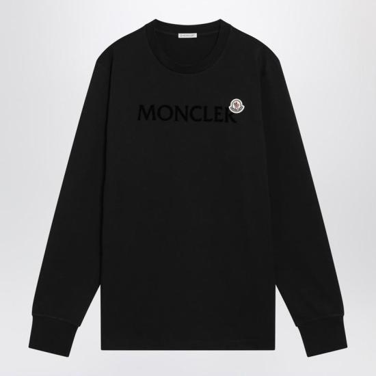 26SS 몽클레어 긴팔 티셔츠 8D0000989AYY S MONCL 999 Black