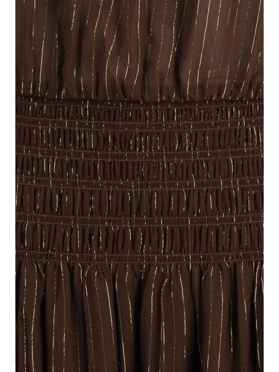 26SS 셀프 포트레이트 롱 원피스 RS26156XABR BROWN - SELF PORTRAIT