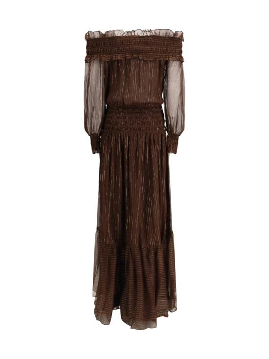 26SS 셀프 포트레이트 롱 원피스 RS26156XABR BROWN - SELF PORTRAIT