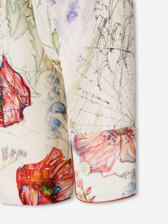 26SS 알렉산더 맥퀸 블라우스 861422QZAQV 9015IVORY Multicolor - ALEXANDER MCQUEEN