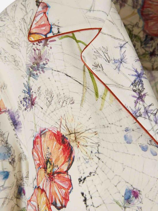 26SS 알렉산더 맥퀸 블라우스 861422QZAQV 9015IVORY Multicolor - ALEXANDER MCQUEEN