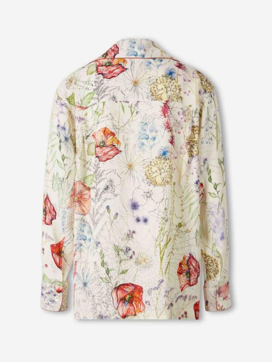 26SS 알렉산더 맥퀸 블라우스 861422QZAQV 9015IVORY Multicolor - ALEXANDER MCQUEEN