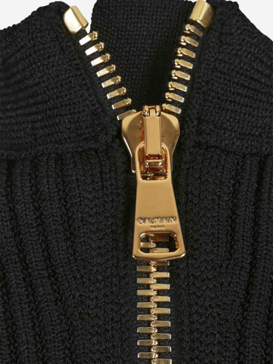 26SS 발망 미디 원피스 GF1R4275KJ44 0PA0PA NOIR Black - BALMAIN