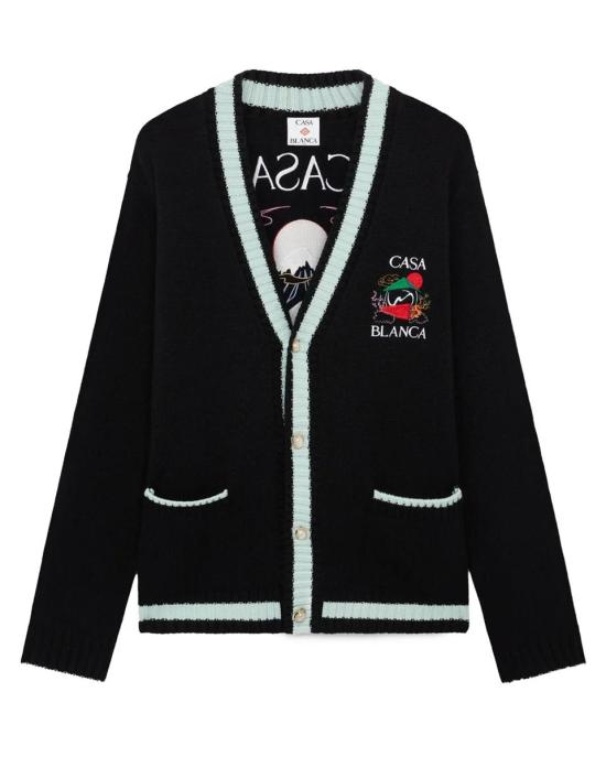 25FW 카사블랑카 가디건 MPF25KW100101 STCKD CS MNT