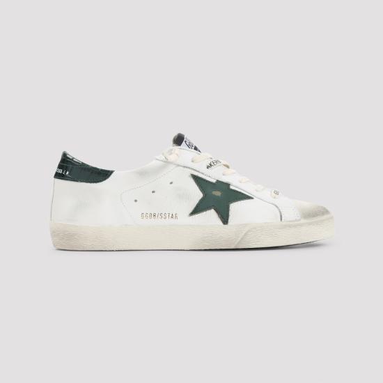 26SS 골든구스 슈퍼스타 스니커즈 GMF00101 F008113 10502 WHITE GREEN - GOLDEN GOOSE