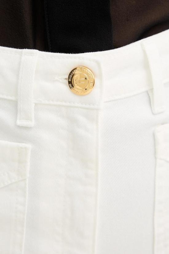 26SS 엘리자베타프랜치 데님 팬츠 PJ22N61E2 360 Ivory - ELISABETTA FRANCHI