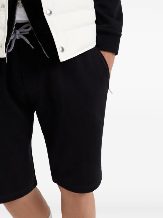 26SS 브루넬로 쿠치넬리 숏팬츠 MM8313242G C101 Black - BRUNELLO CUCINELLI