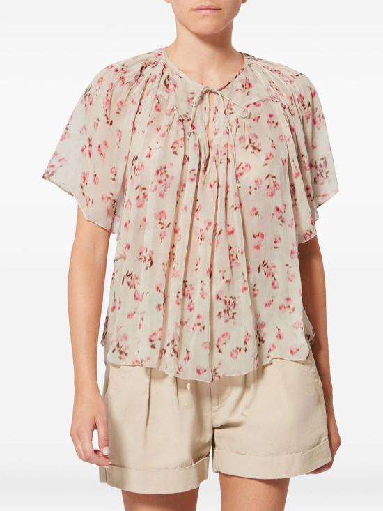 26SS 이자벨마랑에뚜왈 민소매 티셔츠 HT0613FB D1J08E 90BE Beige - ISABEL MARANT ETOILE