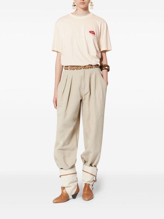 26SS 이자벨마랑에뚜왈 반팔 티셔츠 TS0001FA D1N06E 23EC Beige - ISABEL MARANT ETOILE