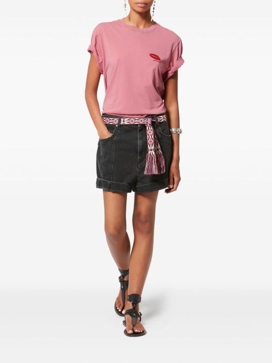 26SS 이자벨마랑에뚜왈 반팔 티셔츠 TS0001FA D1N06E 40WE Pink - ISABEL MARANT ETOILE