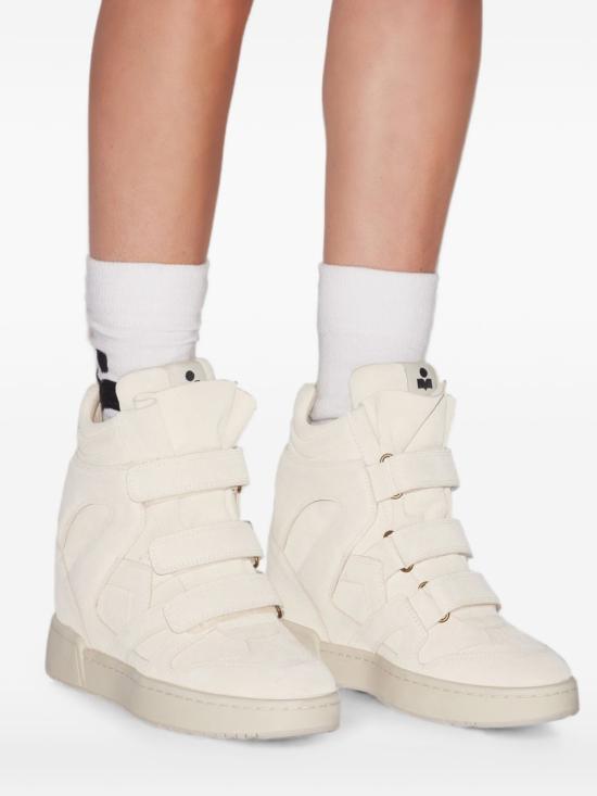 26SS 이자벨마랑 베켓 웨지 스니커즈 BK0010FA B3E04S 23EC ECRU - ISABEL MARANT
