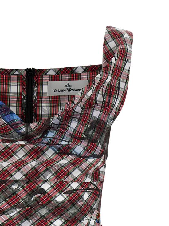 26SS 비비안웨스트우드 숏 원피스 1101039HW01D3O305 Red - VIVIENNE WESTWOOD