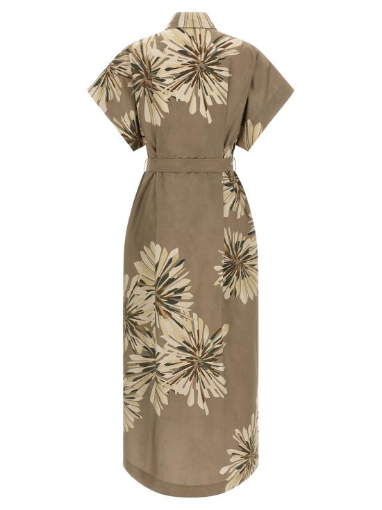 26SS 브루넬로 쿠치넬리 롱 원피스 MQ197A5475C009 Green - BRUNELLO CUCINELLI