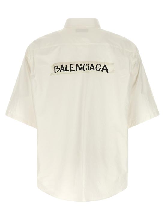 26SS 발렌시아가 긴팔 셔츠 857810TRM289000 White - BALENCIAGA