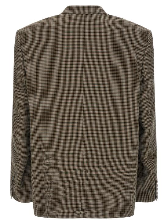 26SS 발렌시아가 수트 자켓 850763TTO382866 Brown - BALENCIAGA