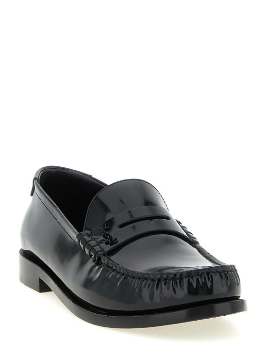 26FW 생로랑 로퍼 817888AAA7R1000 Black - SAINT LAURENT