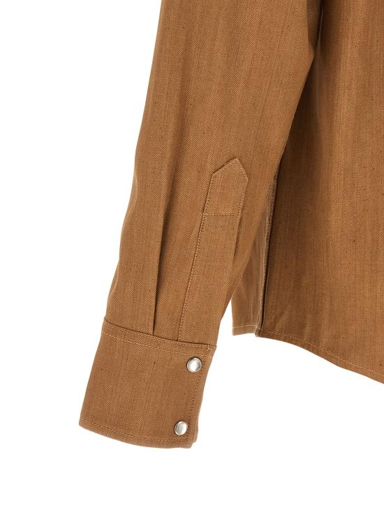 26SS 아페쎄 긴팔 셔츠 COHLYH12632CAC Brown - A.P.C.