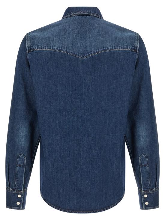 26SS 아페쎄 긴팔 셔츠 COHMEH12632IAL Blue - A.P.C.