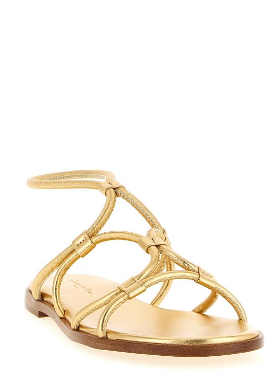 26SS 지안비토로시 샌들 G3257405CUONPSMEKO Gold - GIANVITO ROSSI