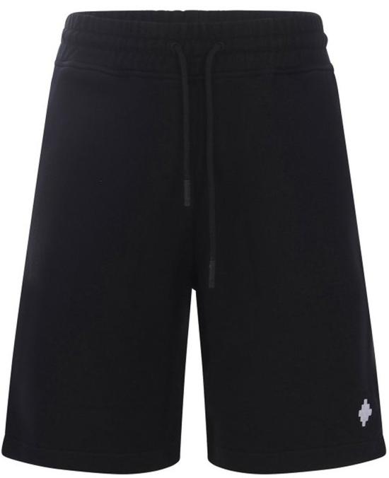  마르셀로 불론 숏팬츠 CMCI010C99FLE0011001 BLACK - MARCELO BURLON