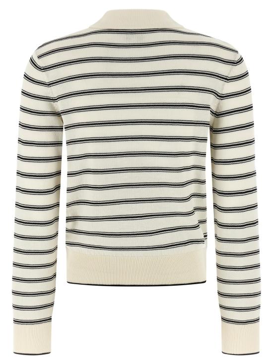 26SS 아페쎄 가디건 COHLPF22320TAT White Black - A.P.C.