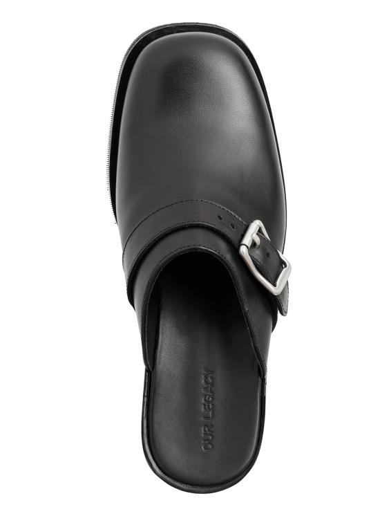 26SS 아워레가시 뮬/슬리퍼 NA2217CVSE Black - OUR LEGACY