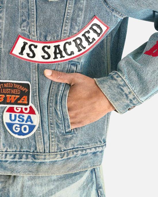  베럴 위드 에이지 데님 자켓 나이가 들수록 더 좋아지는 클락 데님 재킷 - BETTER WITH AGE