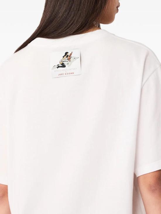 26SS 스텔라 맥카트니 반팔 티셔츠 6J01583SQA28 9000 PURE WHITE - STELLA MCCARTNEY