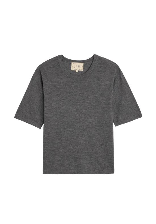  데미리 뉴욕 반팔 티셔츠 데밀리 레미 슈퍼파인 캐시미어 탑 - DEMYLEE