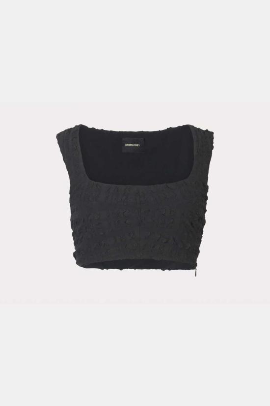  레이첼 코미 민소매 티셔츠 보라 탑 - RACHEL COMEY
