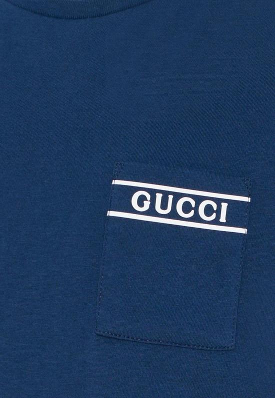 26SS [키즈] 구찌 티셔츠 849686 XJHNU 4087 BLUE - GUCCI