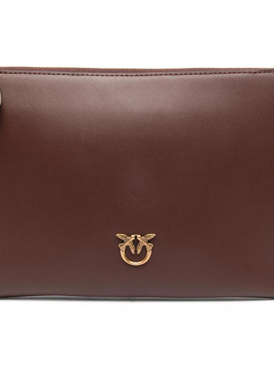 26SS 핑코 토트백 100455A0F1 R49Q Burgundy wine antigue gold - PINKO