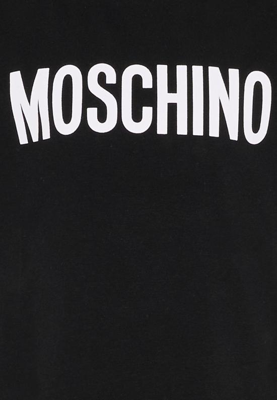 26SS [키즈] 모스키노 티셔츠 HUM05U LBA10 60100 BLACK - MOSCHINO