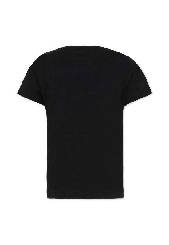 26SS [키즈] 모스키노 티셔츠 HUM05U LBA10 60100 BLACK - MOSCHINO