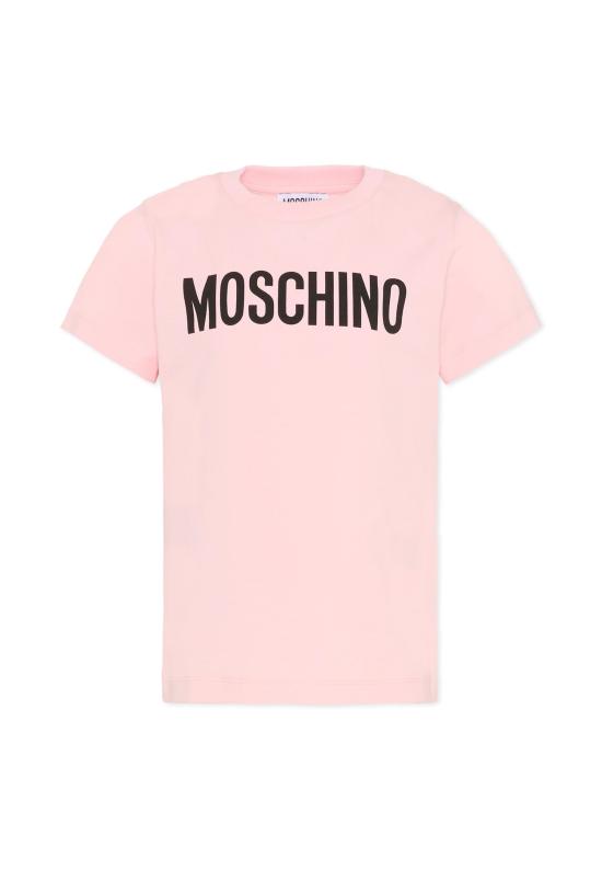 26SS [키즈] 모스키노 티셔츠 HUM05U LBA10 50209 PINK