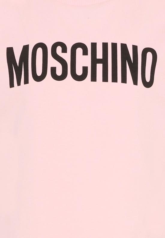 26SS [키즈] 모스키노 티셔츠 HUM05U LBA10 50209 PINK - MOSCHINO