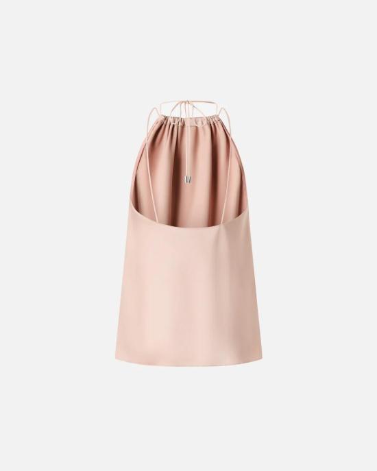 26SS 핑코 민소매 티셔츠 106621A1Y5 Q35 Rosa mogano - PINKO