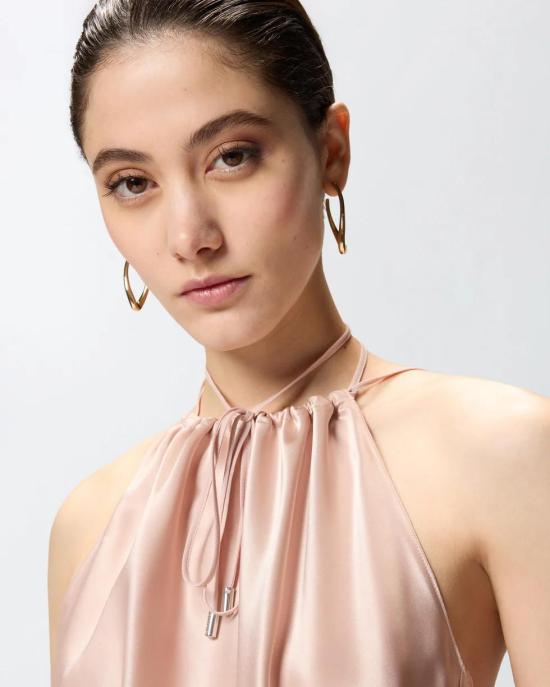 26SS 핑코 민소매 티셔츠 106621A1Y5 Q35 Rosa mogano - PINKO