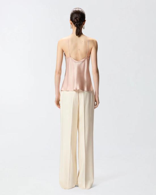 26SS 핑코 민소매 티셔츠 106621A1Y5 Q35 Rosa mogano - PINKO