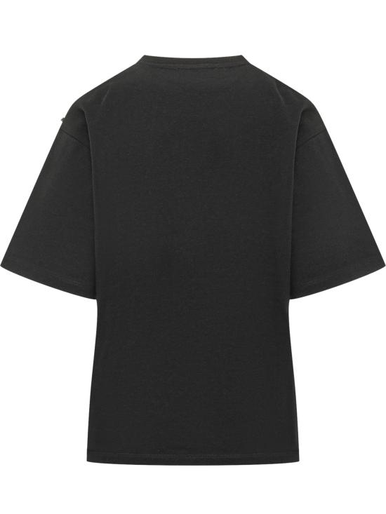 25FW 스포트막스 반팔 티셔츠 2522976013600 002 NERO - SPORTMAX