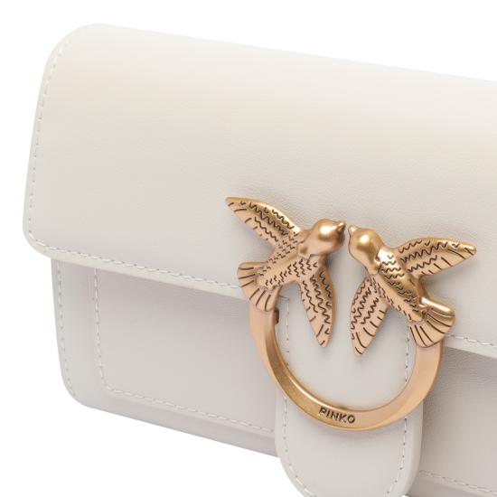 26SS 핑코 지갑 100062 A0F1Z14Q White - PINKO