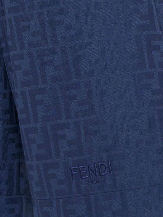 26SS [키즈] 펜디 쇼츠/버뮤다 JMF550 AS64F1I11 Blue - FENDI