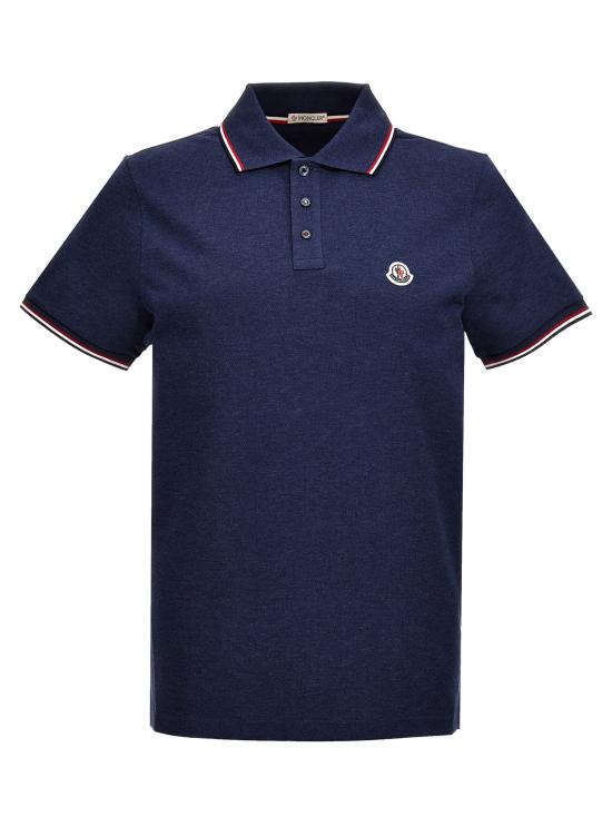 26SS 몽클레어 폴로 티셔츠 8A70300 84556795 BLUE