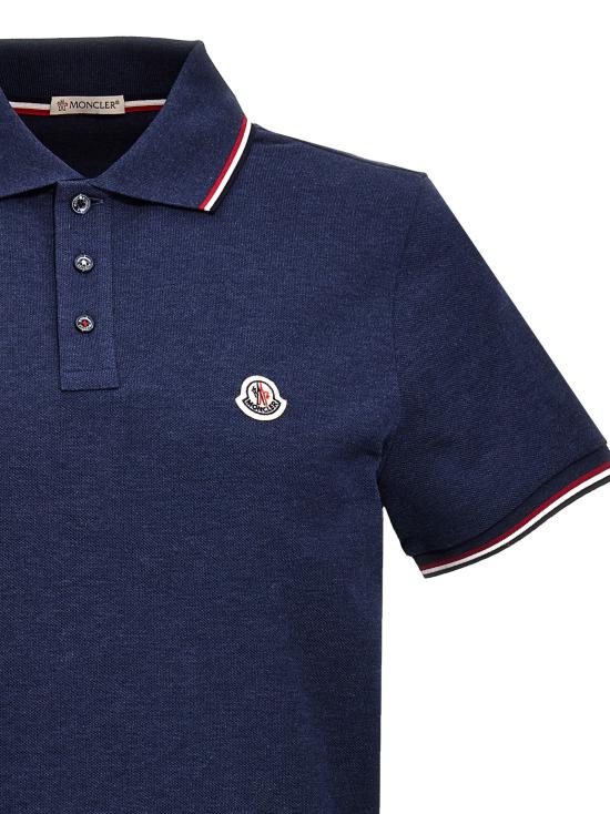 26SS 몽클레어 폴로 티셔츠 8A70300 84556795 BLUE - MONCLER
