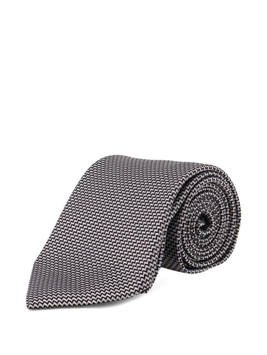 26SS 톰포드 넥타이 STE001S0204 NWA Black white - TOMFORD