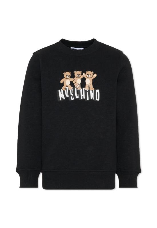 26SS [키즈] 모스키노 트레이닝 상의 HVF08V LCA88 60100 BLACK