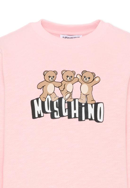 26SS [키즈] 모스키노 폴로 셔츠 HVF08V LCA88 50209 PINK - MOSCHINO